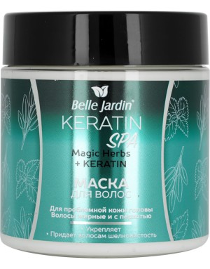 Belle Jardin keratin spa Magic herbs + Keratin plaukų kaukė