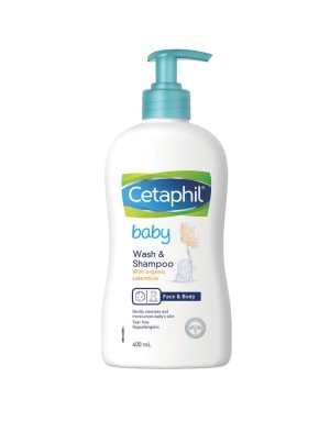 Cetaphil Baby Wash & Shampoo, 400 ml